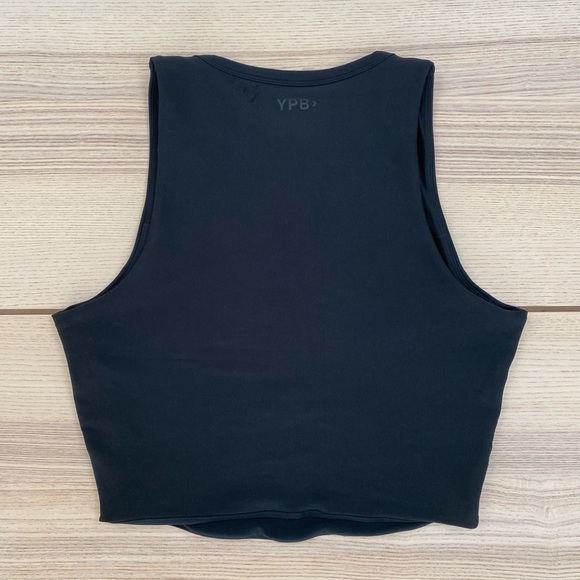 YPB sculptLUX Split-Hem Flare Legging + Plunge Henley Slim Tank | size M - Picture 6 of 14